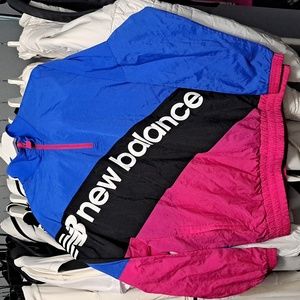 COPY - New Balance Anorak Windbreaker Large Pink Blue